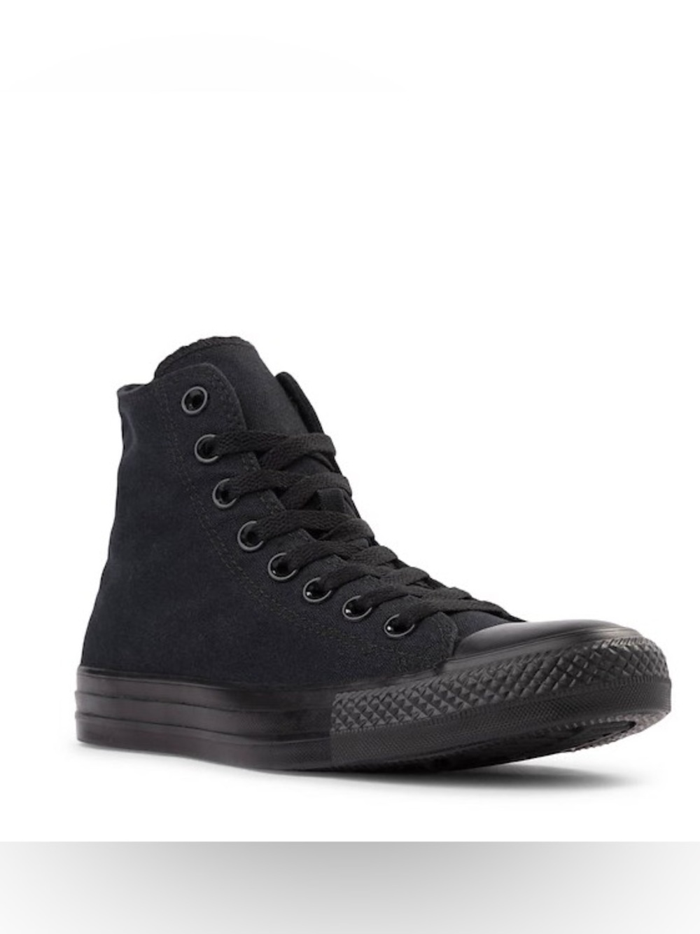 All Black High Top Converse